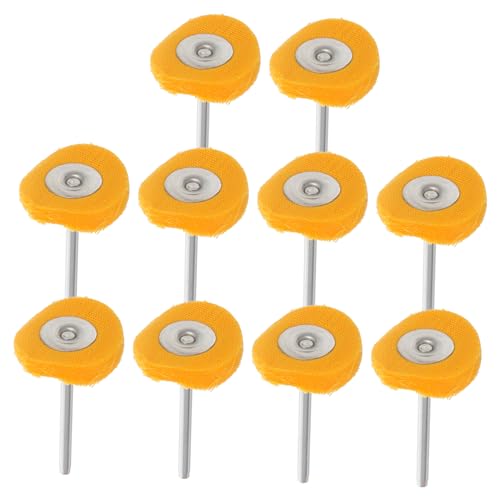 Garneck Rotary Tool Accessory 10pcs Polishing Wheel Brush Buffing and Polishing Kit Size for Detail
