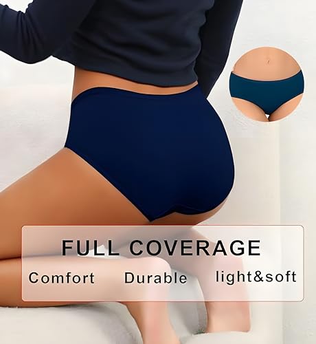 Image of NICSY Women Underwear Hipster Panty, Antibacterial Cotton Stretchable Super Combed Ladies Bikini Brief, Panty for Women.