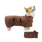 【Einfache Reinigung】Unser Trockenmantel für Hunde ist sehr pflegeleicht, kann in der Maschine gewaschen und kühl getrocknet werden, ist langlebig und langlebig, wie nach einem Spaziergang an einem regnerischen Tag, ist eine Bodenmatte für Haustiere, um schlammige Pfoten zu reinigen, Feuchtigkeit aufzunehmen und mehr Zeit zu sparen .
