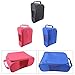Polyester Shoe Bag with Double Zipper & Mesh Ventilation – Spacious 33x22x15 cm Storage Carrier for Men and Women, Travel-Friendly（Blue）