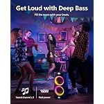 Philips X5206 bluetooth party speaker, portable with wheels, exciting light show, karaoke machine with microphone and Guitar Input, powerful bass & subwoofer, long playtime, perfect for outdoor events - Image 5