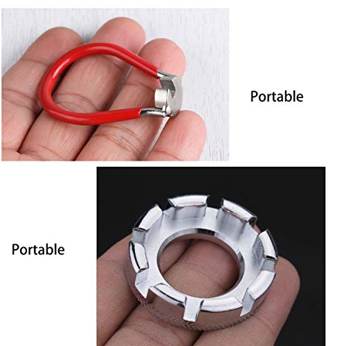 image for LETUSPORT Bike Spoke Adjustment Wrench Bicycle Rim Truing Tool Set of 