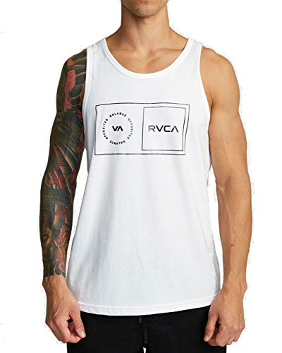 RVCA Sport Sport Balance Box Tank Top White Small