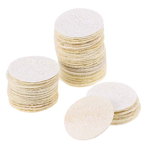 Éponges luffa lavables visage et nettoyage réutilisable salle de bain
