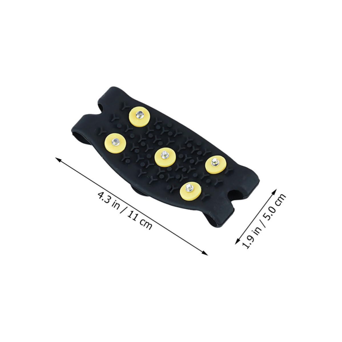 2 Pares Crampones para Hielo TPE de Cinco Dientes