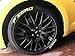 LK Performance Pirelli P Zero Autocollant en Vinyle Motif Pneu Jaune