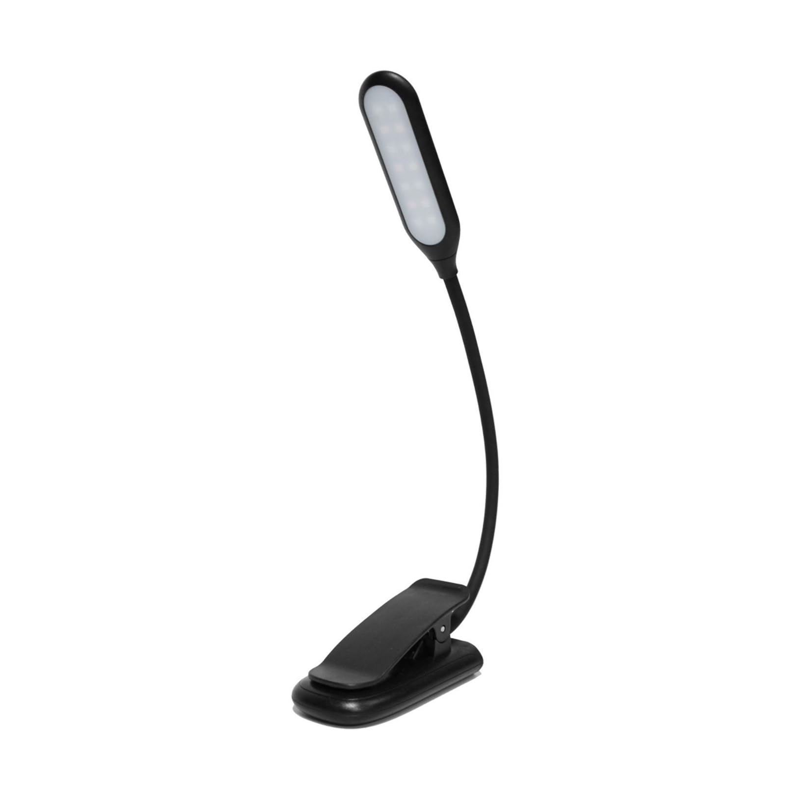 Brrnoo Luz para Atril, Luz LED con Clip para Partituras Musicales con Abrazadera, Lámpara de Cuello de Cisne Ajustable con Temperatura de Color Dual USB para Piano, Partituras, Lectura