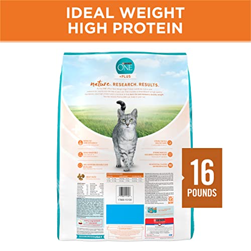 Purina-ONE-High-Protein-Healthy-Weight-Dry-Cat-Food-Plus-Ideal-Weight-With-Turkey-16-lb-Bag