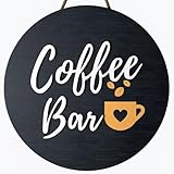 YELLOW LOTUS Letreros 3D para barra de café para pared, letrero de