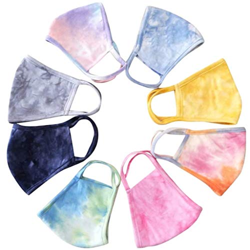 Preisvergleich Produktbild 8 Stück, Waschbar, Baumwolle, Mehrfarbig, Batik, Druck, Mun