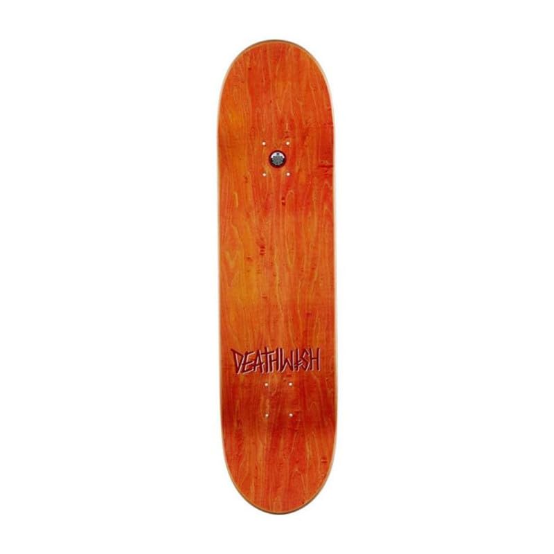 Plateau de Skate Deck Deathspray, 8.0 x 31.5, Jaune Pâle