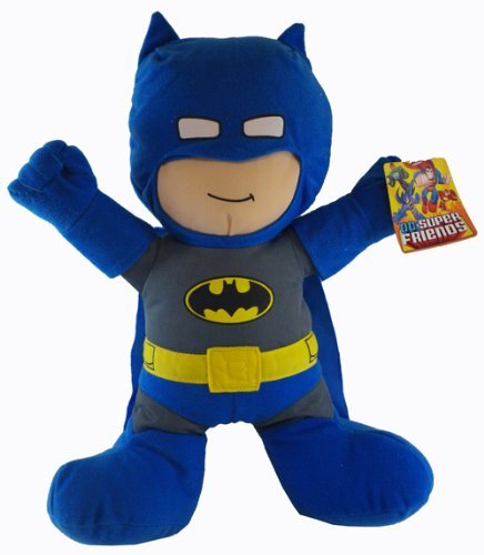 1 X BatMan Plush Toy - DC Super Friends Doll (9 Inch) by DC Comics