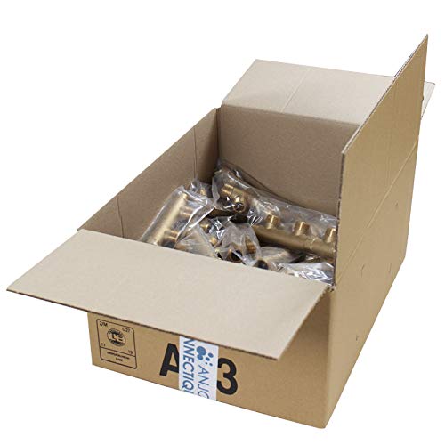 Arcanaute - Collecteur Sanitaire Nu - Nourrice Sanitaire Matricé Avec Arrivée Mâle 3/4" (20x27) Et Femelle 1/2" (15x21) - 5 Départs 1/2" (15/21) - Entraxe 50mm