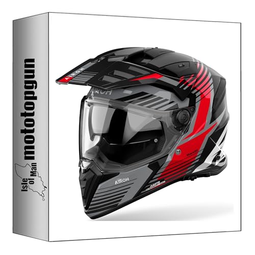 Casque dual moto Airoh Bandit bas55 intégral trail et route