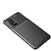Produktbild Cruzerlite Samsung Galaxy A52 hülle, Carbon Fiber Texture Design Cover Anti-Scratch Shock Absorption Case Schutzhülle für Samsung Galaxy A52 (2021) (Carbon Black)