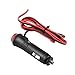 Produktbild Tbest Zigarettenanzünder Stecker, 1,5 m Männlich Auto Kfz Zigarettenanzünder Steckdose Adapter Netzstecker Ein/Aus Schalter Sicherung 12V 24V mit Kabel