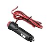 1.5m Sigarettenaansteker Adapter Adapter Extender Auto Mannelijke Sigarettenaansteker Verlengkabel met Aan-uitschakelaar Zekeringknop 12V 24V