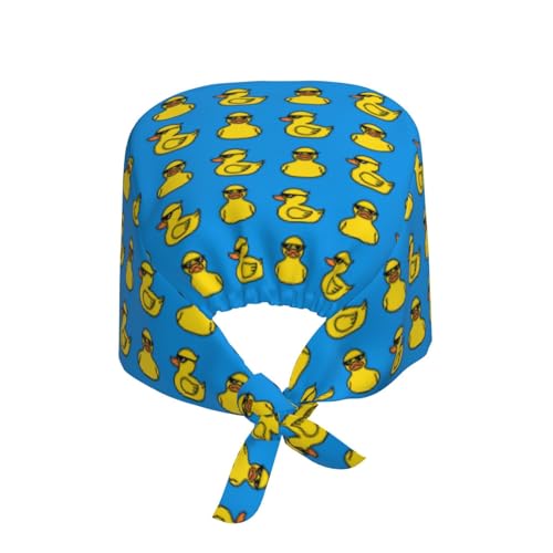 Image of Adjustable Working Cap Breathable Unisex Women Men Elastic Bandage Tie Back Hats Scrub Nursing Doctor Surgeon Cap