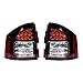 Anzios 1 Pair of Rear Taillight Stop Light Brake Lamp Both Sides Superbly Compatible with Jeep Compass 2014-2017