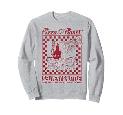 Servicio de entrega Disney Pixar Toy Story Pizza Planet Sudadera | Ya disponible en tu tienda friki favorita! En mundofriki.es!