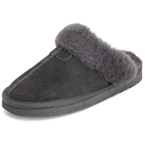 Polar Women's Suede Winter Warm Mules Cover