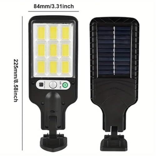 Image of 180W LED Solar Street Light - 10,000LM, IP65 Waterproof, Battery-Powered