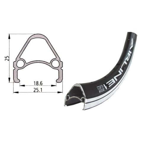 Vuelta Unisex - Erwachsene Fahrradfelge-2042610500 Fahrradfelge, schwarz, One Size Cover