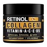 Men's RETINOL Collagen Face Cream Skincare Moisturizing Brightening Hydrating Smooth Wrinkles Firming Facial Men Skin Care