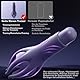 BDSMYEE Eichel Stimulator mit 6 Tentakeln,elektrisch Masturbator handfrei mit 10 Vibrationsmodi,Masturbieren Penistrainer Vibrator erotisches Sexspielzeug für Männer Solo (A)