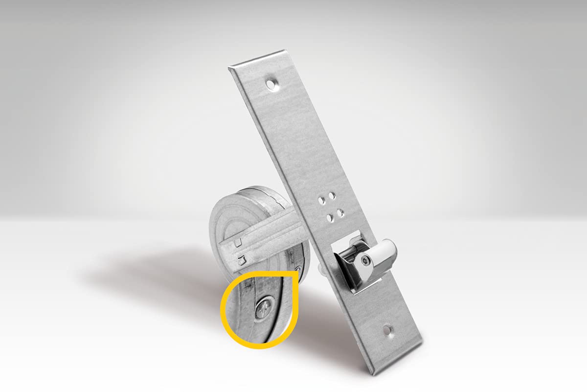 Schellenberg 11123 Recessed Winder for Roller shutters with Metal Optics for Roller Shutter Belt Width 23 mm and Length 6 m - Image 4