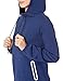 Amazon Essentials Women's Fleece Lined Pullover Anorak Hoodie, Navy Space Dye, X-Large