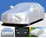 Waterproof Full Car Cover SUV Cover Compatible with Chevrolet Silverado 2016 2017 2018 2019 2020 2021 2022 2023 2024 2025 2026 2027 All Weather Car Coverage Exterior Covers