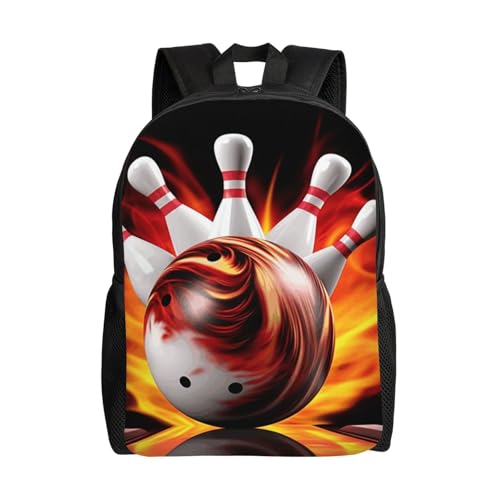 Travel Backpack for Women Men Lightweight 17 inch Laptop Bag Bowling Ball Backpack Casual Daypack