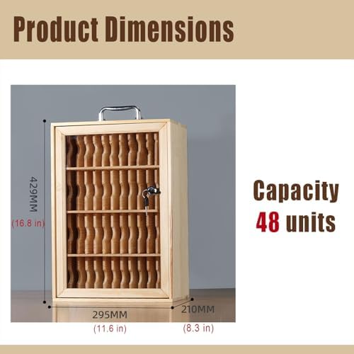 Secure Cell Phone Locker with Lock & Handle - Perfect for Classroom, Office & Factory - Organize & Protect Your Devices Efficiently - Durable Storage Solution