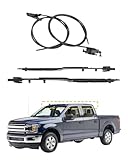 Sunroof Glass Cables Track Repair Kit, Compatible with 2015-2020 Ford F150 F250 F350 F450 / Lincoln Navigator, Roof Window Wire and Track Guide, Replace# FL3Z16502C22, FL3Z-1651071-A, FL3Z-1651071-B