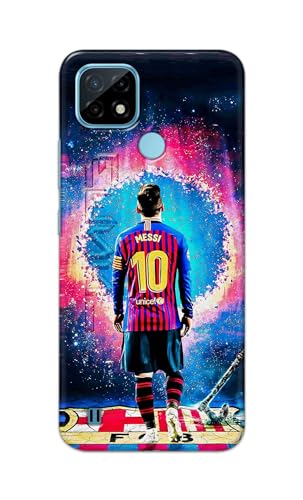 Image of Printed Hard Back Cover for Realme C21 Back Cover (Famous Football Player -J1) -190724(EA)