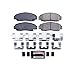 Power Stop Z23-787 Front Z23 Evolution Sport Carbon Fiber Infused Ceramic Brake Pads with Hardware