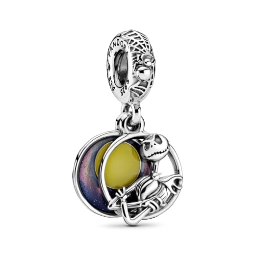 Pandora Charm Colgante Doble Pesadilla Antes de Navidad de Disney 799148C01