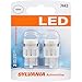 SYLVANIA - 7443 T20 LED White Mini Bulb - Bright LED Bulb, Ideal for Daytime Running Lights (DRL) and Back-Up/Reverse Lights (Contains 2 Bulbs)