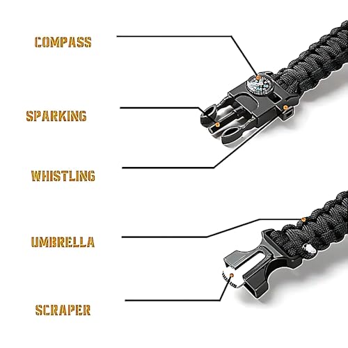 Binoculares con Brújula Pulsera Supervivencia 7 en 1 miniatura 4