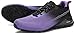 ikunka Men's Fashion Sneakers Lightweight Breathable Walking Shoes Tennis Cross Training Shoe Non Slip Trail Running Shoes（Purple 12）