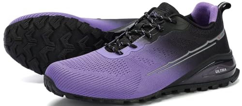 Image of ikunka Men's Fashion Sneakers Lightweight Breathable Walking Shoes Tennis Cross Training Shoe Non Slip Trail Running Shoes