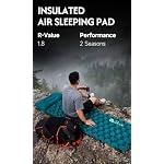MOBI GARDEN R1.8 Insulated Air Sleeping Pad with Pillow for Camping - Image 2