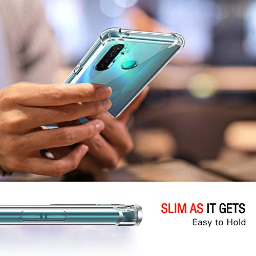 Image of Shockproof Clear Bumper Back Cover Case for Realme 5 Pro |360 Degree Soft Transparent Back Cover Case for Realme 5 Pro (Transparent)