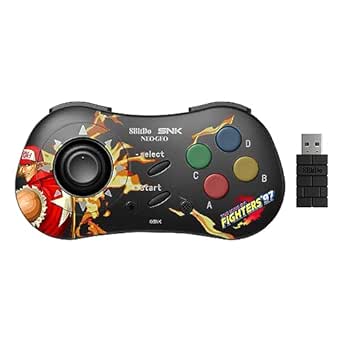 Trader Games - CONTROLLER  MANETTE  STYLE SNK NEO GEO  KYO  BLUETOOTH Pcneo Geo Miniandroid Euro New
