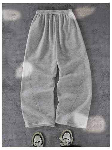 SOLY HUX Boy's Casual Sweatpants Elastic Waist Wide Leg Baggy Athletic Pants with Pockets2