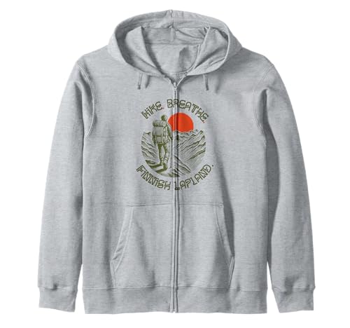 Montañismo - Laponia finlandesa Sudadera con Capucha