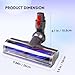 OTTWL Upgrade Anti-Tangle Replacement Vacuum Head Compatible with Dyson V8, Cyclone V10,V11,V15 Cordless Vacuum Cleaners, Suitable for Thin Carpets, Hardwood Floor