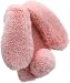 Jorisa Plüsch Kaninchen Hülle für Samsung Galaxy A12,Niedlich Pelzig 3D Hase Ohren Winter Warm Weich Flauschige Mädchen Frauen Handyhülle mit Halskett Umhängeband Schultergurt,Hellrosa