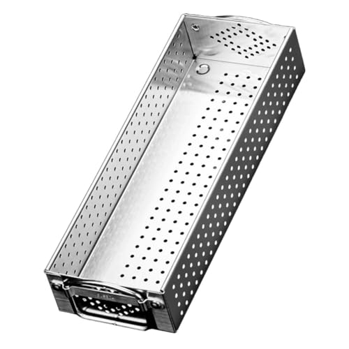 ステンレス製収納トレイ 大容量メッシュケース 箸や調理器具用 キッチン収納に 排水穴付き 滑らかな仕上げ手入れ簡単 積み重ね可能